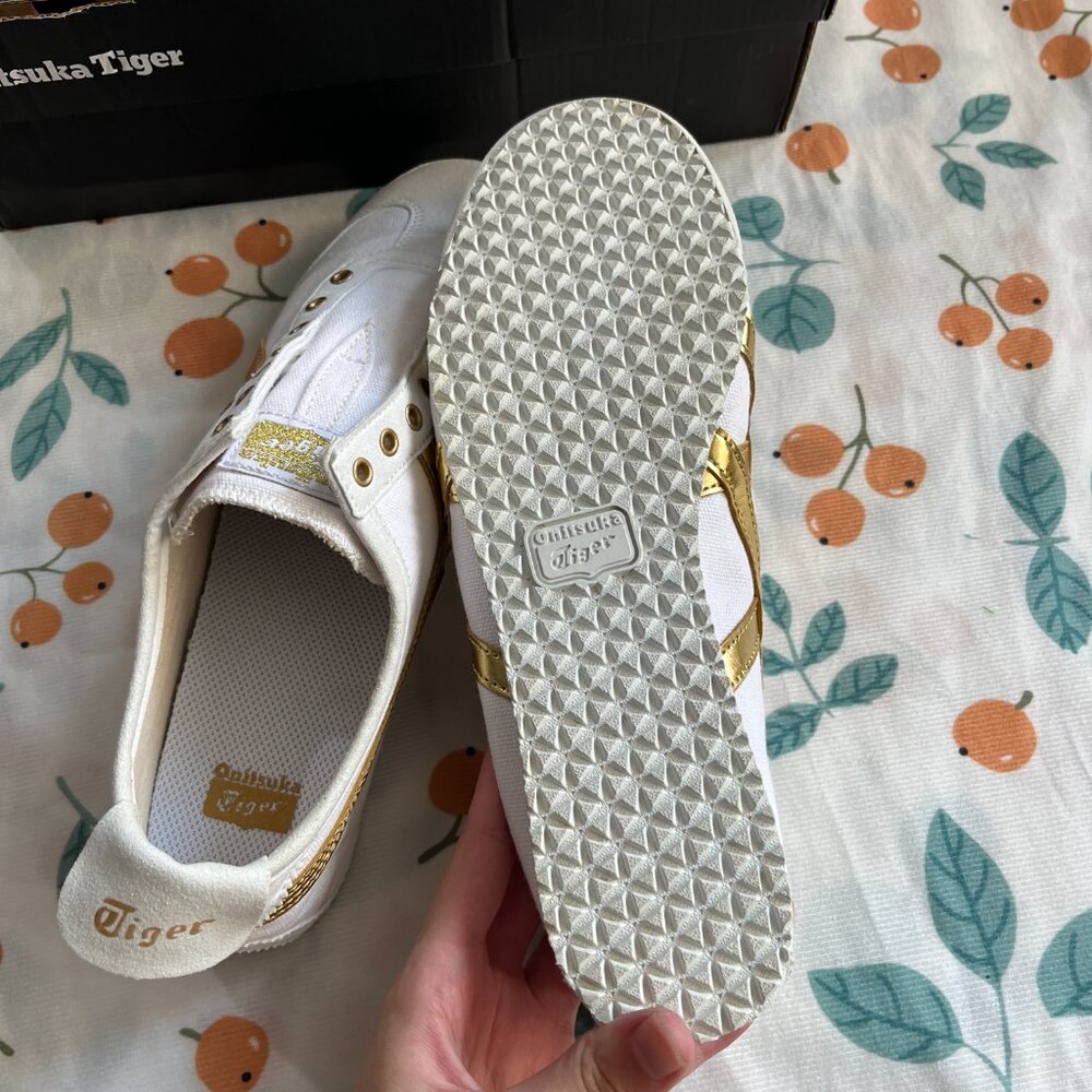 Onitsuka Tiger Mexico 66 Slip-Onwhite Pure Gold - Picture 7 of 7